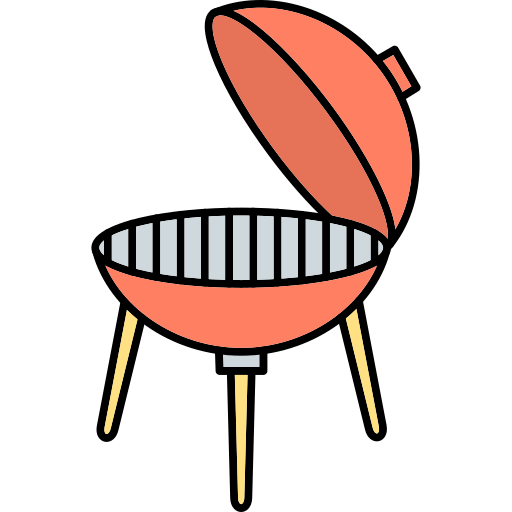 grill Generic Thin Outline Color ikona