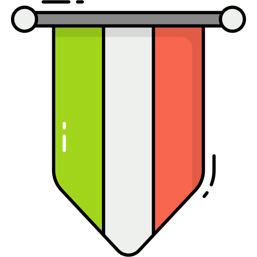 ペナント Generic Thin Outline Color icon