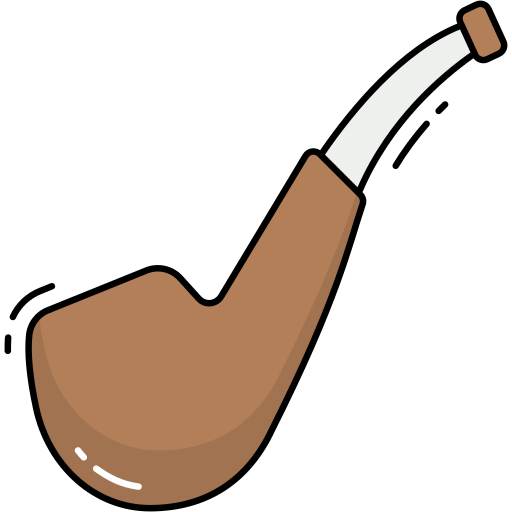 Smoking pipe Generic Thin Outline Color icon
