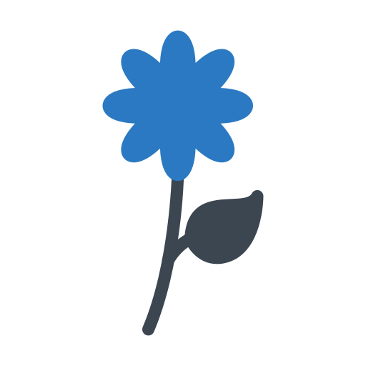 Цветок Generic Blue иконка