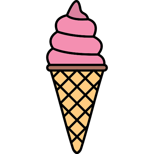 Ice cream Generic Thin Outline Color icon