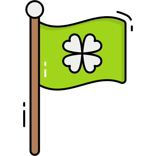 irlandia Generic Thin Outline Color ikona