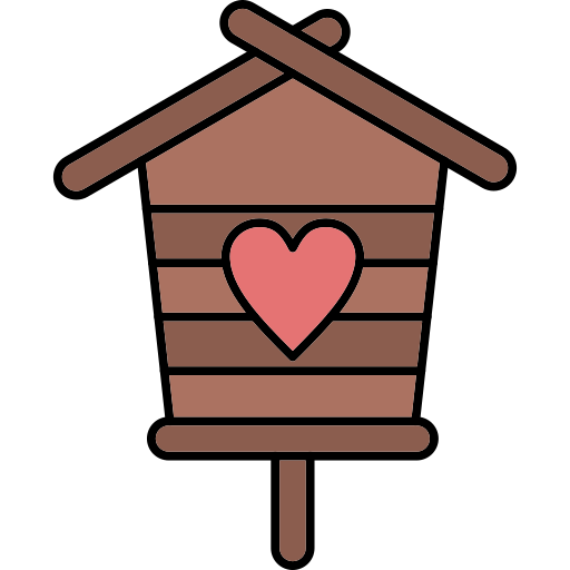 Birdhouse Generic Thin Outline Color icon
