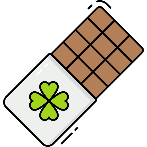 barra de chocolate Generic Thin Outline Color icono