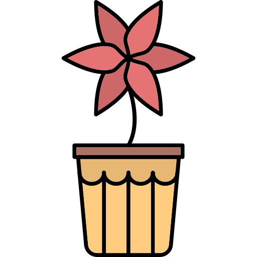 화분 Generic Thin Outline Color icon