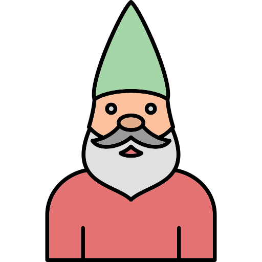 Gnome Generic Thin Outline Color icon