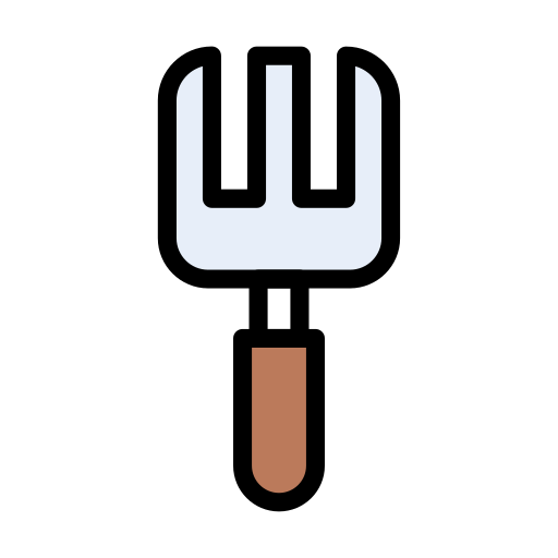 Fork Vector Stall Lineal Color icon