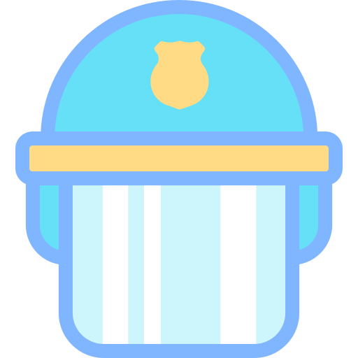 ヘルメット Detailed color Lineal color icon