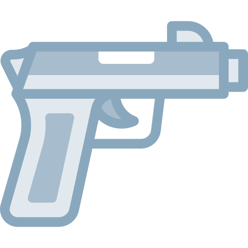 Пистолет Detailed color Lineal color иконка