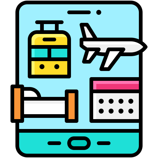 Booking app Generic Outline Color icon