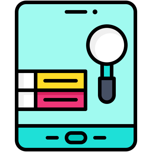 Search Generic Outline Color icon