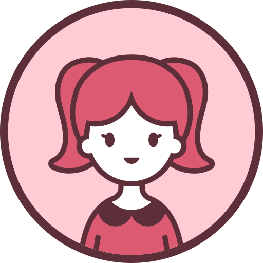 Little girl Generic Circular icon