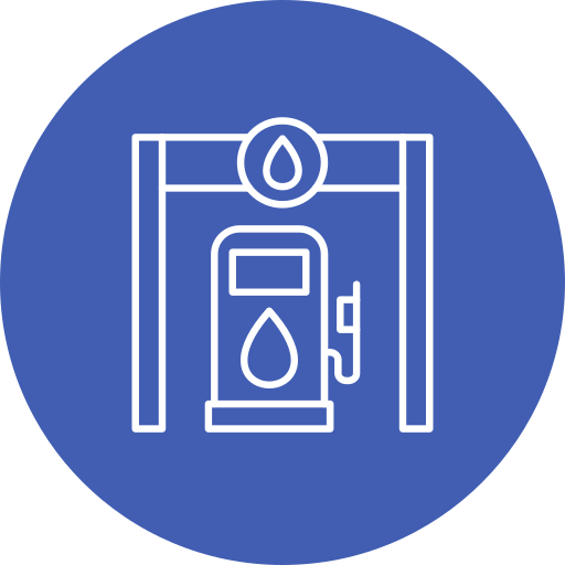 gasolinera Generic Circular icono