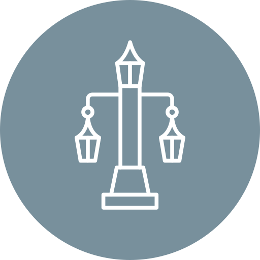 가로등 Generic Circular icon