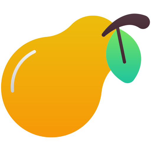 Pear Generic Flat Gradient icon