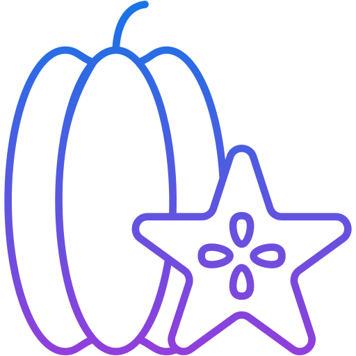 fruta estrella Generic Gradient icono