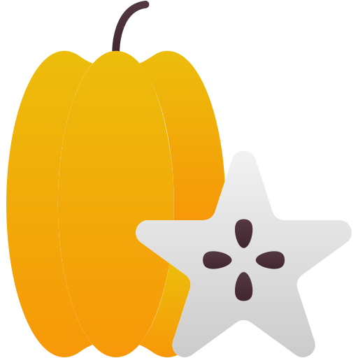Звездный фрукт Generic Flat Gradient иконка