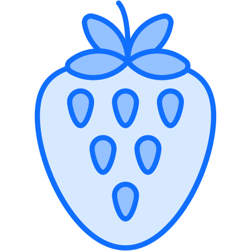aardbei Generic Blue icoon