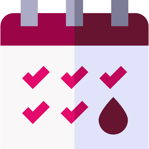 Menstruation Basic Straight Flat icon