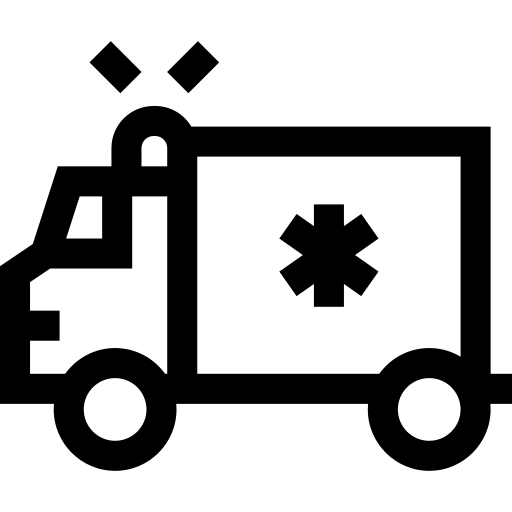 ambulancia Basic Straight Lineal icono