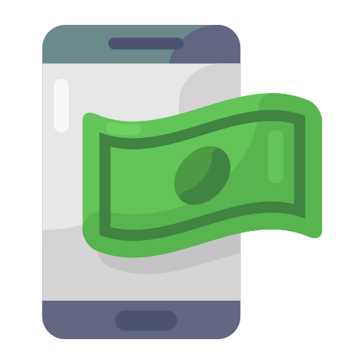 servizi bancari per smarthpone Generic Flat icona