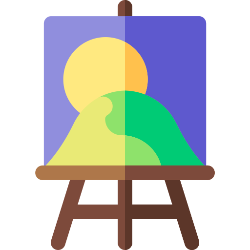 Painting Basic Rounded Flat icon