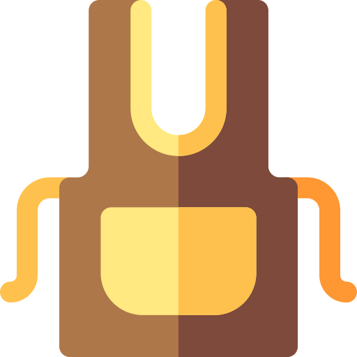 エプロン Basic Rounded Flat icon