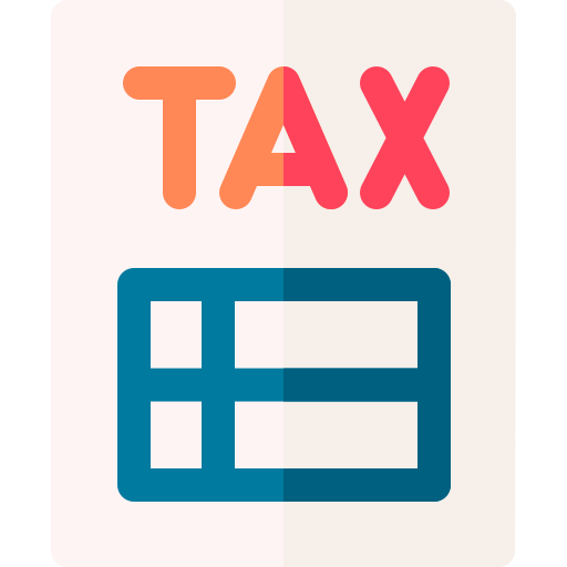 impuesto Basic Rounded Flat icono