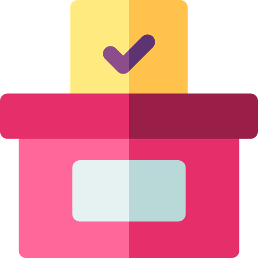 투표 Basic Rounded Flat icon