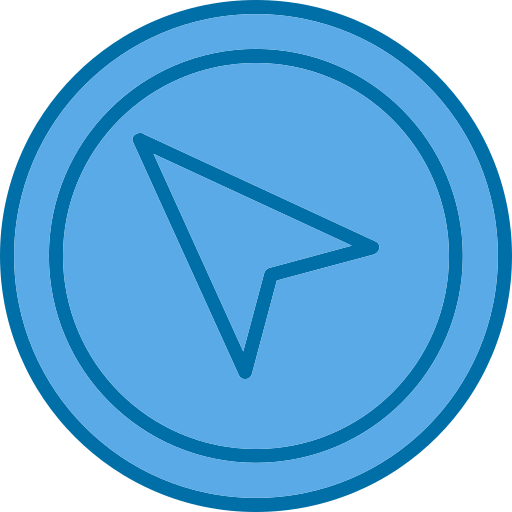 navegación Generic Blue icono