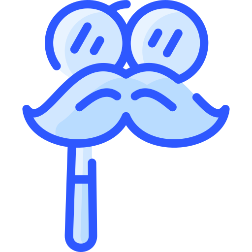 Moustache Vitaliy Gorbachev Blue icon
