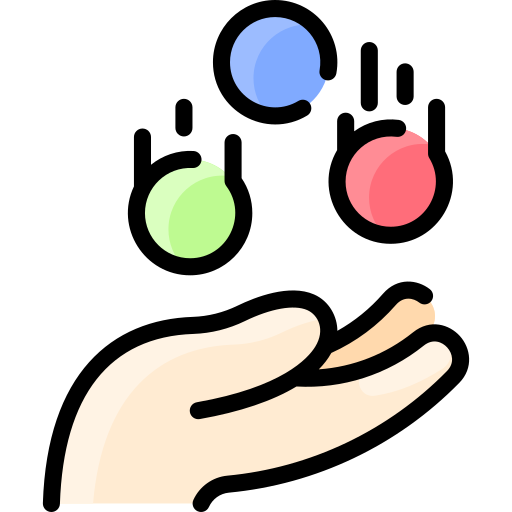 jongleren Vitaliy Gorbachev Lineal Color icoon