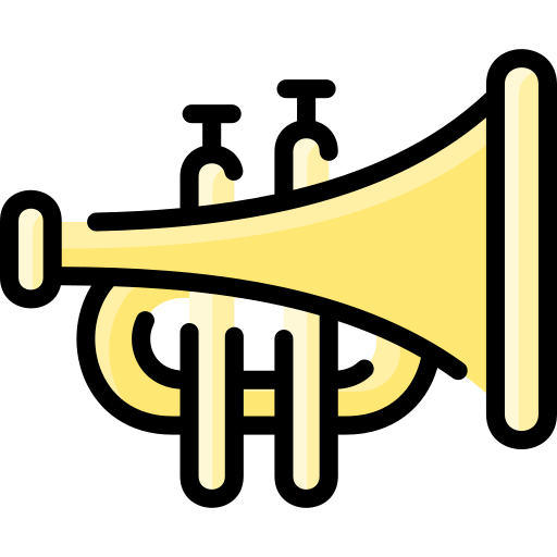 trompete Vitaliy Gorbachev Lineal Color Ícone