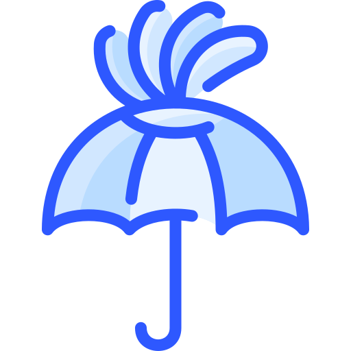 Umbrella Vitaliy Gorbachev Blue icon