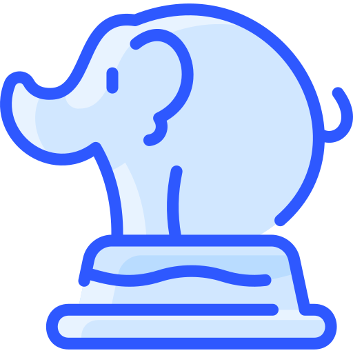olifant Vitaliy Gorbachev Blue icoon