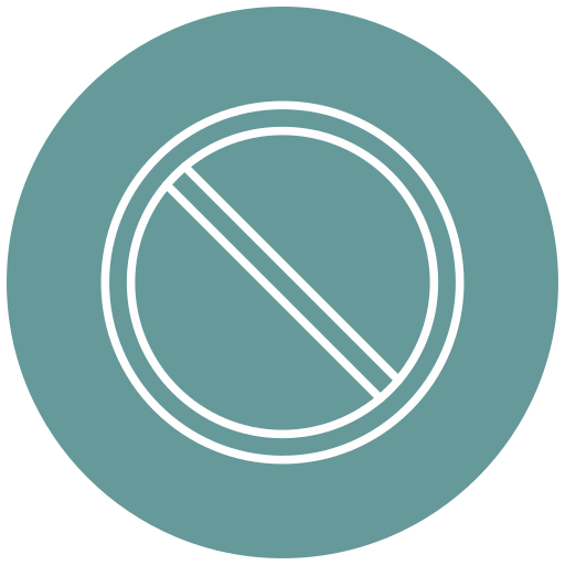 금지 Generic Circular icon