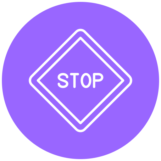 Stop sign Generic Circular icon