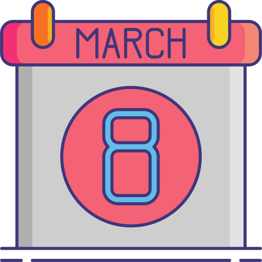 3월 8일 Flaticons Lineal Color icon