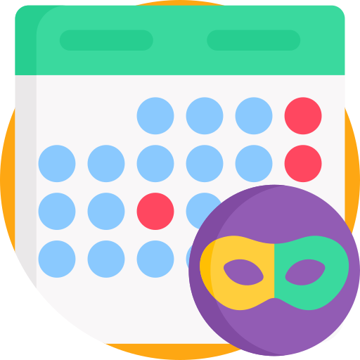 kalendarz Detailed Flat Circular Flat ikona