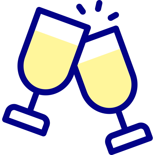Cheers Detailed Mixed Lineal color icon