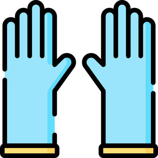 guanti di gomma Special Lineal color icona