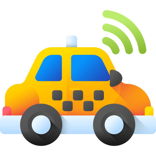 Такси 3D Color иконка