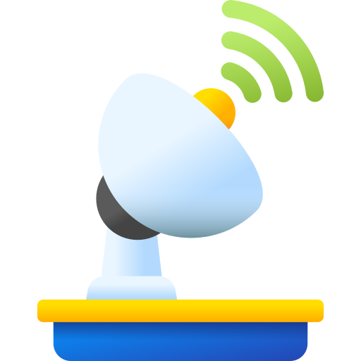 antena 3D Color icono
