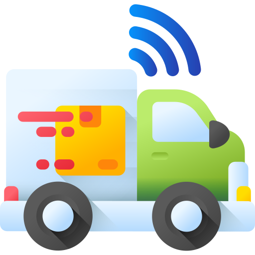 Delivery truck 3D Color icon