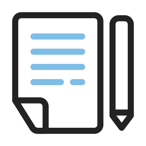Document Generic Outline Color icon