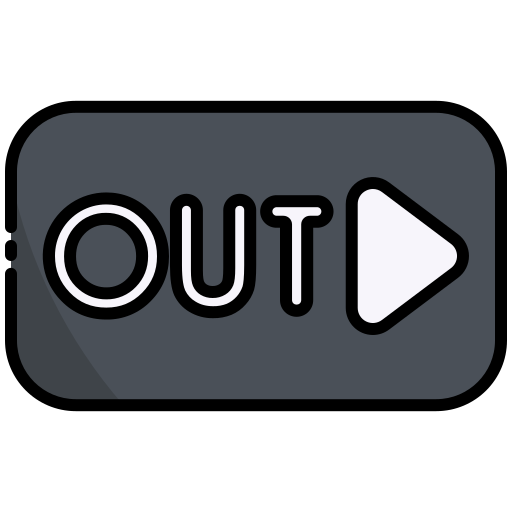 Out Generic Outline Color icon