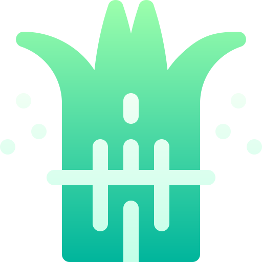 Зеленый лук Basic Gradient Gradient иконка