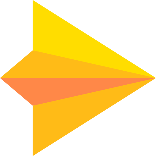 Paper plane Basic Straight Flat icon