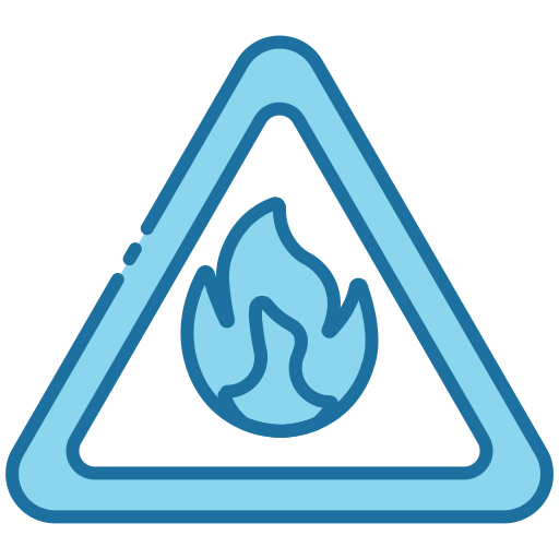 Flammable Generic Blue icon