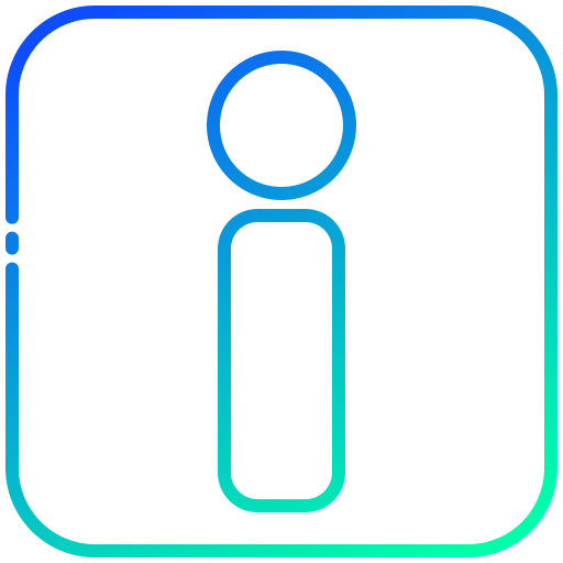 정보 Generic Gradient icon